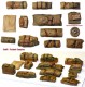 1/35 Universal / Generic Tents & Tarps Set (12pcs) #8