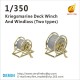 1/350 Kriegsmarine Deck Winch and Windlass 2 Types (22 sets)