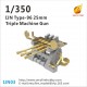 1/350 IJN Type 96 25mm AT/AA Gun #Triple Mounts (10 sets)