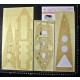 1/350 HMS Hood Battlecruiser Wooden Deck for Trumpeter kits #05302)