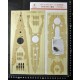 1/350 Japanese Battleship Haruna Wooden Deck for Fujimi kits #60001