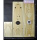 1/350 US Battleship New Jersey Wooden Deck for #VF350911