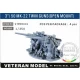 1/350 Modern US 3"/ 50 Mk-22 Twin Guns (Open Mount) x4pcs