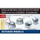 1/350 Russian AK-630 30mm Ciws (4pcs) w/Bass Tilt Radar (2pcs)