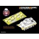 1/35 WWII US Army M4A3 Tank Series Track Cover Detail-up Set for Academy kit
