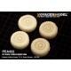 1/35 Modern British Husky TSV Road Wheels (4pcs) for Meng Model #VS009