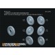 1/35 WWII German Kubelwagen Type 82 Standar Wheels Pattern 3