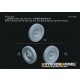 1/35 WWII German Sd.Kfz.250 /Sd.Kfz.10 Dunlop Standar Wheels Pattern