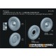 1/35 WWII German Sd.Kfz.251 /Sd.Kfz.11 Continental Lightweight Wheels Pattern