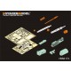 1/35 Modern US M256 120mm M1 Abrams Gun Barrel w/M2 Browning MG for Tamiya 35326 kit