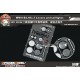 1/35 WWII Sd.Kfz.7 Lenses and Taillights for Dragon kit (1 Photo-Etched Sheet)