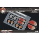 1/35 Modern German Leopard 2A7+ Lenses and Taillights for Meng Model #TS042
