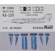 1/72 Lockheed RF-104G Starfighter Recce Pod KS-125 (2 types) for Hasegawa kits