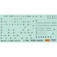 1/144 ROCAF F-16A/B Stencils & Markings Decal 