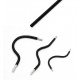 A-Spring Black NO.2 (Outer diameter: 2.0mm, wire diameter: 0.3mm, L: 150mm)