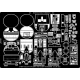 1/72 Avro Vulcan Interior Detail-up Set for Airfix kit (2 Photo-Etched Sheets)