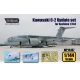 1/144 JASDF Kawasaki C-2 Transport Aircraft Update Detail set for Aoshima kits