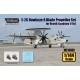 1/144 E-2C Hawkeye 8 Blade Propeller set for Revell/Academy kits