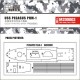 1/200 USS Pegasus PHM-1 Deck Paint Masks for Hobby Boss kit #82005