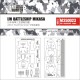 1/350 IJN Battleship Mikasa Deck Painting Mask for Hasegawa kit #40061