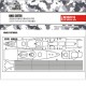 1/350 HMS Exeter York-class Heavy Cruiser Deck Paint Masks for Trumpeter kit #05350