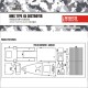 1/350 Royal Navy Type 45 Destroyer Deck Paint Masks for Trumpeter kit #04550