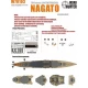 1/700 IJN Battleship Nagato Wooden Deck for Fujimi kit #431314