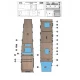 1/700 IJN Akagi Wooden Deck for Fujimi kit #46004