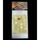 1/700 USS California BB-44 1945 Wooden Deck for Trumpeter kit #05784