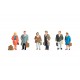 HO Scale Professionals (3 men & 3 women)