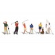 HO Scale Golfers (6 figures w/acc)