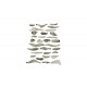 Terrain - Creek Bed Ready Rocks (31pcs, 3.49cm-10.1cm x 9.52mm-2.85cm)