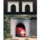 1/160 (N Scale) Concrete Single Portal for Single Track Tunnels Entrances and Exits