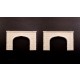 1/160 (N Scale) Cut Stone Tunnel Double Portal (2pcs)