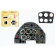 1/32 Messerschmitt Bf 109 K Instrument Panel for Trumpeter kits