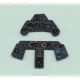 1/48 Focke-Wulf Fw 190A Middle Instrument Panel for Eduard/Hasegawa kits