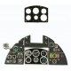 1/48 Typhoon Mk.I Early Instrument Panel for Hasegawa/Eduard kits