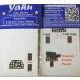 1/48 F-86E/F Sabre (Black) Instrument Panel for Hasegawa/Eduard/Revell kits