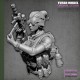 50mm Scale Fantasy US SEAL Assault Team Female Soldier Resin Bust