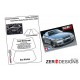1/24 Nissan Skyline R32 GT-R Window Pre-Cut Painting Masks for Tamiya kits 24341-24090
