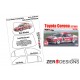 1/24 Toyota Corona ST191 Window Pre-Cut Painting Masks for Beemax kits