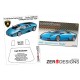 1/24 Lamborghini Murcielago Window Pre-Cut Painting Masks for Fujimi kits