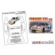 1/24 Porsche Kremer 935 K3 Pre Cut Window Painting Masks for Beemax kits