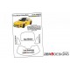 1/24 Mercedes AMG GT Pre Cut Window Painting Masks for Revell kits