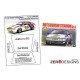 1/24 Mitsubishi Starion Turbo Gr.A Pre Cut Window Painting Masks for Beemax kits
