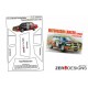 1/24 Mitsubishi Lancer Turbo 84 RAC Rally Window Painting Masks for Beemax kits