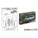 1/24 Volkswagen Golf GTI Mk1 Pre Cut Window Painting Masks for Revell kits