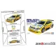 1/24 Opel Astra V8 Coupe Pre Cut Window Painting Masks for Tamiya kits