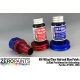 AN Fitting (Hose Joints/Ends) Clear Red and Blue Paints 2x30ml