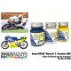 Honda NSR500 "Moriwaki" S. Yatsushiro 1986 Paints 3x30ml for Blue Stuff BS-12012